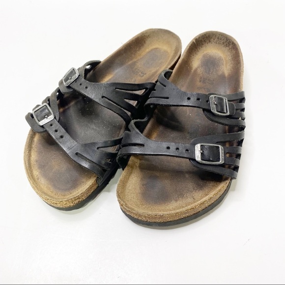 Birkenstock Granada Sandals in Black - Picture 1 of 8